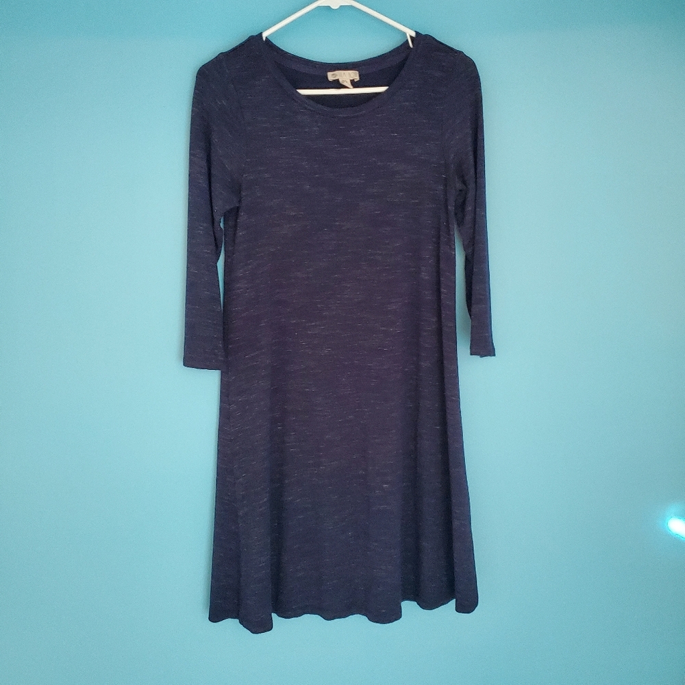 Lila Rose Shirt Dress Size Small 3/4 Sleeve